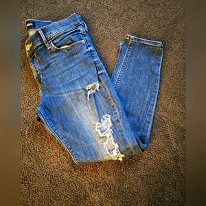 Express Distressed Skinny Jean